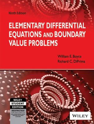 [ ELEMENTARY DIFFERENTIAL EQUATIONS AND BOUNDAR... B00BNYHPCS Book Cover