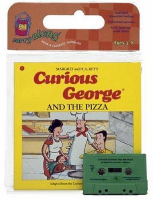 Curious George and the Pizza Book & Cassette [W... 0395488745 Book Cover