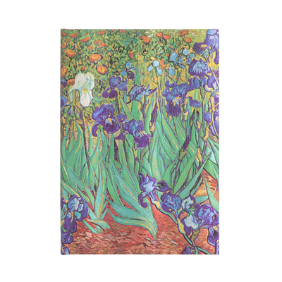 Paperblanks Van Gogh's Irises Hardcover MIDI Un... 1439782059 Book Cover