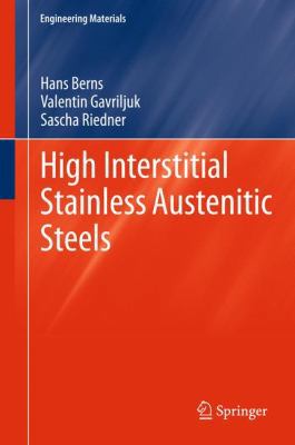 High Interstitial Stainless Austenitic Steels 3642337007 Book Cover