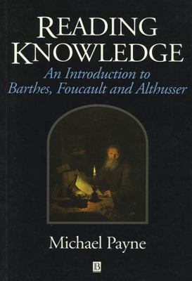 Reading Knowledge: An Introduction to Foucault,... 063119567X Book Cover