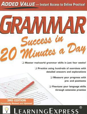 Grammar Success in 20 Minutes a Day 1576859312 Book Cover