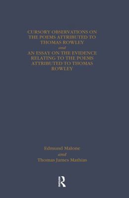 Thomas Chatterton: Early Sources and Responses 1041018363 Book Cover