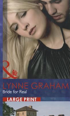 Bride for Real [Large Print] 0263222489 Book Cover