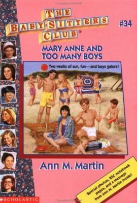 BSC #34: Mary Anne and Too Many Boy 0590732838 Book Cover