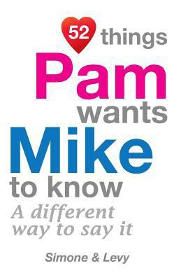 52 Things Pam Wants Mike To Know: A Different W... 1511976888 Book Cover