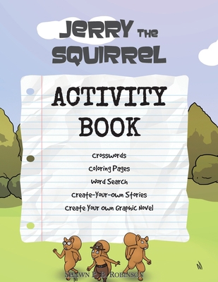 Jerry the Squirrel Activity Book 1989296491 Book Cover