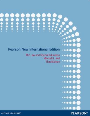 The Law and Special Education: Pearson New Inte... 1292041773 Book Cover