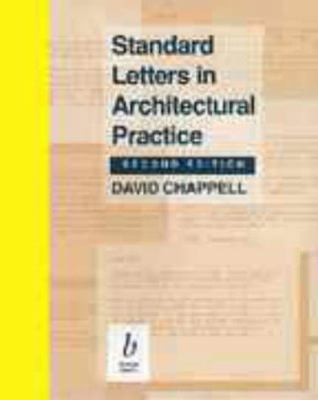 Standard Letters in Architectural Practice 0632034513 Book Cover