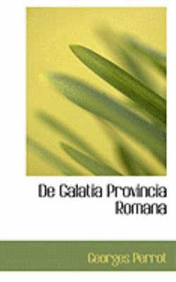 De Galatia Provincia Romana 0554789620 Book Cover