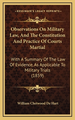 Observations on Military Law, and the Constitut... 1165055376 Book Cover
