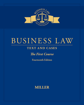 Business Law: Text & Cases - The First Course 1305967267 Book Cover