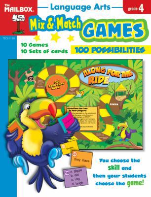 Mix & Match Games: Language Arts (Gr. 4) 1562348108 Book Cover