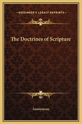 The Doctrines of Scripture 1169244130 Book Cover