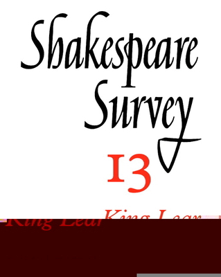 Shakespeare Survey 0521523494 Book Cover