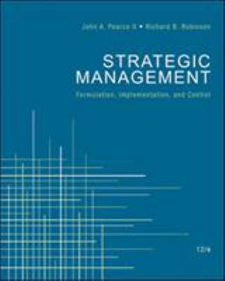 Strategic Management 0078137160 Book Cover