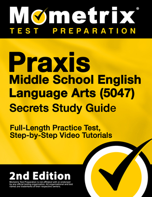 PRAXIS Middle School English Language Arts 5047... 1516741218 Book Cover