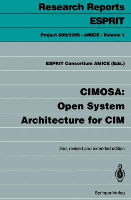 Cimosa: Open System Architecture for CIM 3540562567 Book Cover