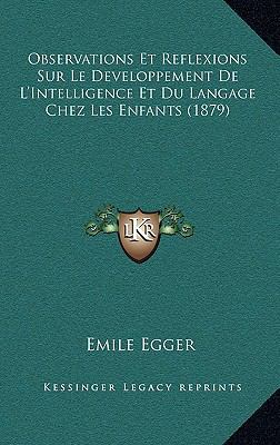 Observations Et Reflexions Sur Le Developpement... [French] 1168925045 Book Cover