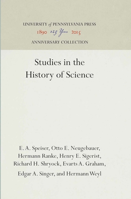 Studies in the History of Science 151281380X Book Cover