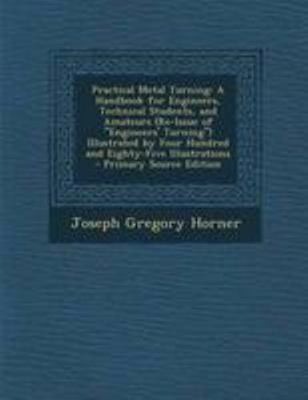 Practical Metal Turning: A Handbook for Enginee... 129514915X Book Cover