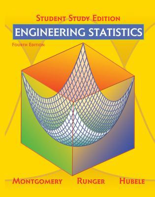 Engineering Statistics, Student Study Edition 0470526947 Book Cover
