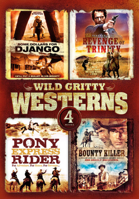 4-Movie Wild Gritty Westerns            Book Cover