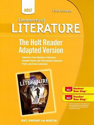 Holt Elements of Literature: The Holt Reader, A... 0030996406 Book Cover