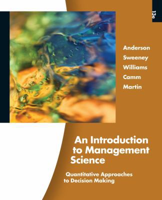 An Introduction to Management Science: Quantita... 1439043272 Book Cover