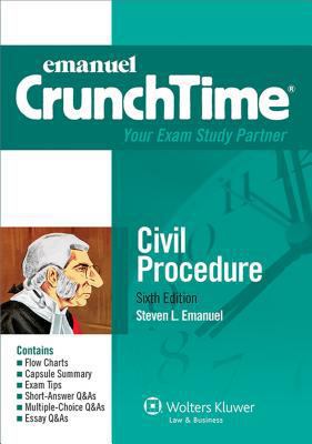 Emanuel Crunchtime for Civil Procedure 1454840927 Book Cover