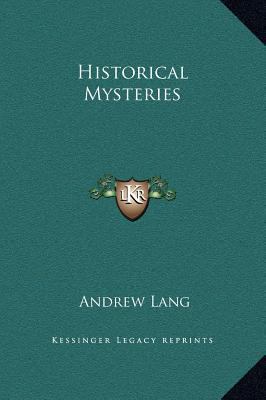 Historical Mysteries 1169317979 Book Cover