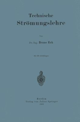 Technische Strömungslehre [German] 3642987133 Book Cover