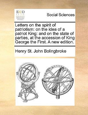 Letters on the spirit of patriotism: on the ide... 1170368115 Book Cover