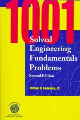 1001 Solved Engineering Fundamentals Problems 1888577096 Book Cover