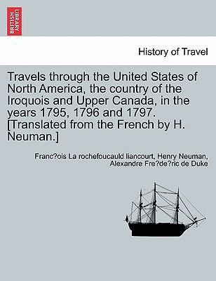 Travels through the United States of North Amer... 1241307652 Book Cover