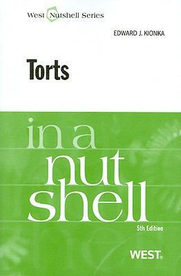 Torts in a Nutshell 0314195009 Book Cover