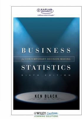 Business Statistics for Contemporary Decision M... 1118058291 Book Cover