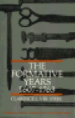 The Formative Years 1607-1763 0809001373 Book Cover