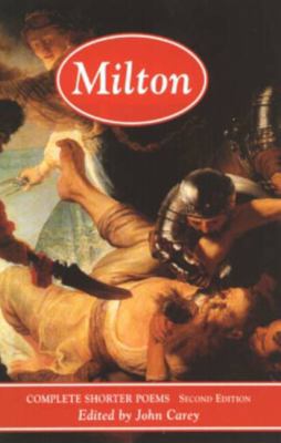 John Milton: Complete Shorter Poems 0582019842 Book Cover