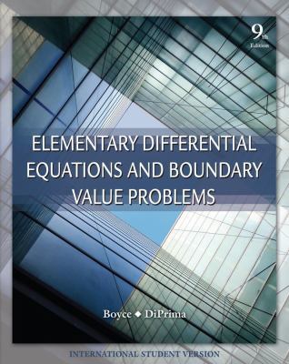 Elementary Differential Equations and Boundary ... 0470398736 Book Cover