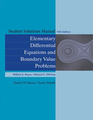 Student Solutions Manual to Accompany Boyce Ele... 047045833X Book Cover