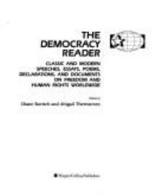 The Democracy Reader: Classic and Modern Speech... 0062700308 Book Cover