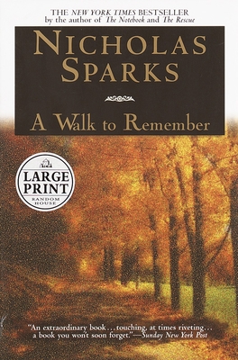 A Walk to Remember [Large Print] 0375728007 Book Cover