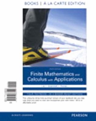 Finite Mathematics and Calculus with Applicatio... 0133935590 Book Cover