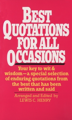 Best Quotations for All Occasions: Your Key to ... B00A2MNOT0 Book Cover