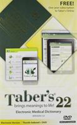 Taber's Cyclopedic Medical Dictionary [With DVD... 0803638477 Book Cover