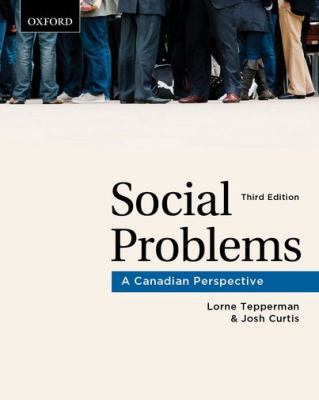 Social Problems: A Canadian Perspective 0195432398 Book Cover