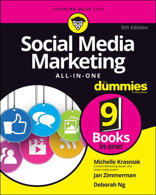 Social Media Marketing All-In-One for Dummies 1119696879 Book Cover