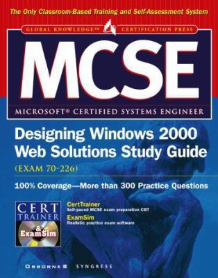 MCSE Designing Windows (R) 2000 Web Solutions S... 0072191287 Book Cover