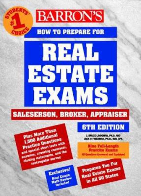 Barron's How to Prepare for the Real Estate Exa... 0764107739 Book Cover